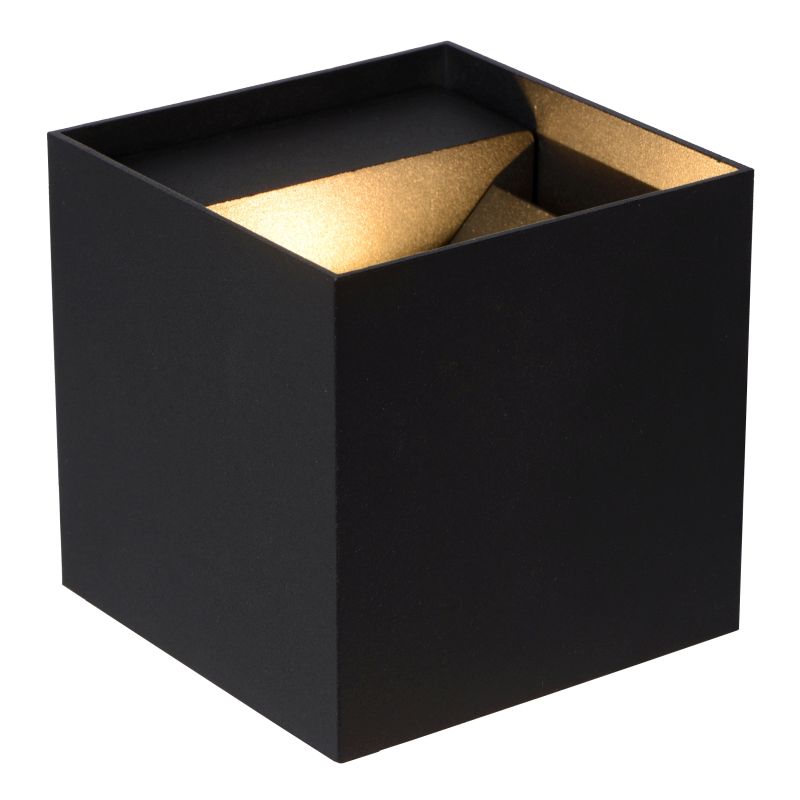 Lucide AXI - Nástenné bodové svietidlo Kúpeľňové - LED - 2x3,5W 2700K - IP54 - Čierny